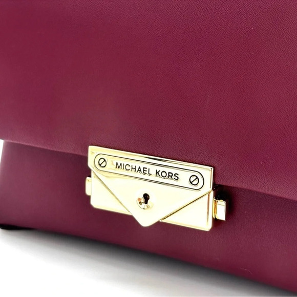 Michael Kors Cece Small Shoulder Bag Dark Cherry (NWT) - Picture 12 of 13